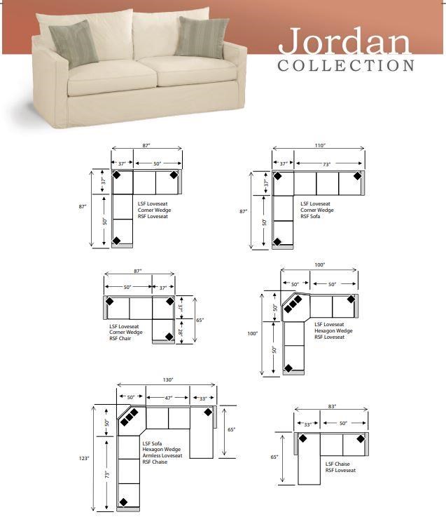 Four Seasons Furniture Jordan 87092S Jordan Slipcovered 2 Seat